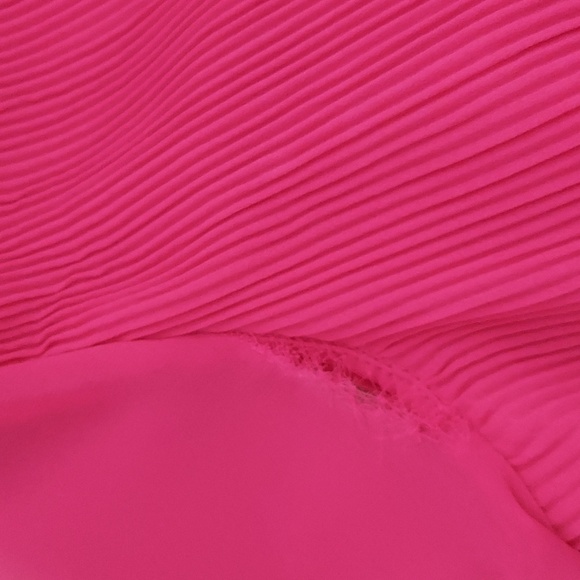 Mac Duggal Pleated Bell Sleeve Chiffon Mini Dress - Picture 8 of 8